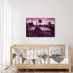 Obraz - Očarovaná dedina (90x60 cm)