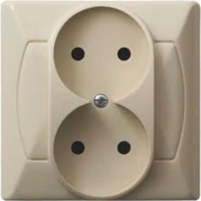Zásuvka dvojitá GP-2AC