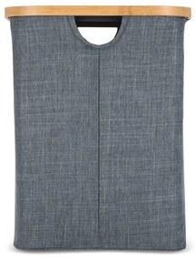 Kôš na bielizeň NOLVIO 50 L, modrosivý