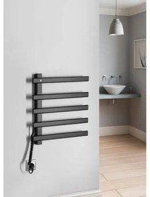 Sapho - Elektrický sušiak na uteráky ELCOR 63W/230V 48x52 cm matná čierna