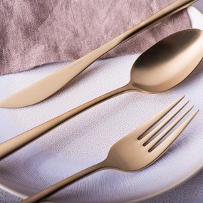 Príborový set 16 ks – Vivo PVD Champagne matný - 140301