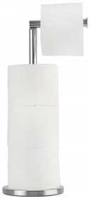Erga príslušenstvo, držiak WC papiera so zásobníkom na toaletný papier, chrómová, ERG-YKA-P.SP4