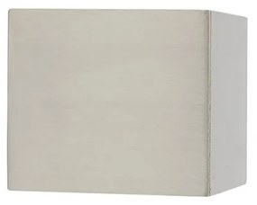 Sada 2 moderných nástenných svietidiel hliník IP44 - Baleno