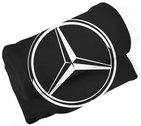 Sablio Deka Logo 2 Čierna - 150x120 cm