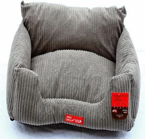 Pelech pre psa / mačku L - Menčester gaučík - tmavá sivá