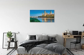 Obraz na plátne Španielsko Katedrála rieky 125x50 cm