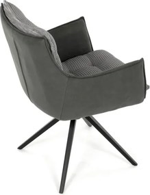 Jedálenská stolička sivá DCH-D1345 GREY2