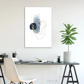 Gario Plagát Tvary a línie abstraktné Farba rámu: Bez rámu, Rozmery: 40 x 60 cm