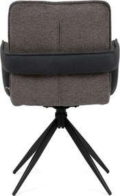 Jedálenská stolička otočná 180° DCH-F1146 GREY2 sivá