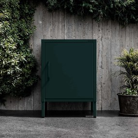 Nočný stolík MIA, 424 x 595 x 400 mm, Modern: fľaškovo zelená farba