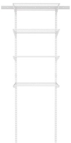 Nástenný regál do práčovne 200x60x40 cm TOPTRACK