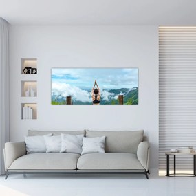 Obraz - Jóga (120x50 cm)