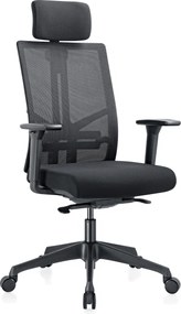 Kancelárska stolička WATT, čierna