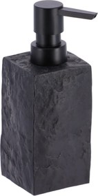 Dávkovač mydla Matty, čierna/s čiernymi prvkami, 260 ml
