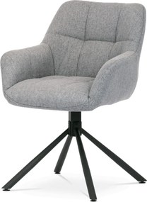 Jedálenská stolička látka/kov HC-532 Farba: Svetlosivá