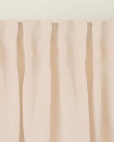Záves na riasiacu pásku ecru velvet 140 x 280 cm 1 ks.