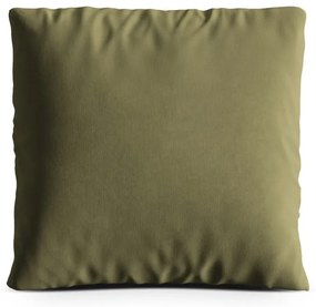 Zelený zamatový vankúš na gauč Kemi – Cosmopolitan Design