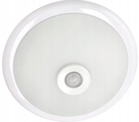 ECOLIGHT LED stropné svietidlo 2xE27 s pohybovým senzorom - sklo