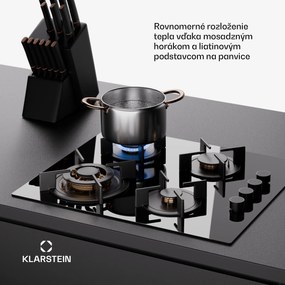 Klarstein Goldflame 4, plynová varná doska, 4 horáky