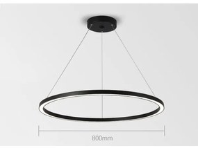Immax NEO 07158-B80 - LED Stmievateľný luster FINO LED/60W/230V Tuya čierna + DO