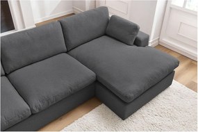 Tmavosivá rohová pohovka Belair – Bobochic Paris