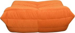 Taburet Nua 86 cm zamat oranžový