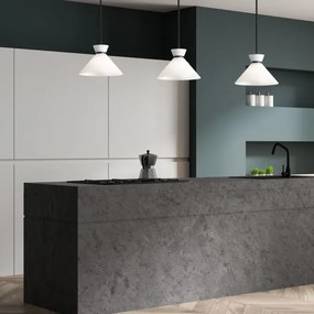 Alora Mood ALM-HALSTON-P-M-BK - Luster na tyči HALSTON 1xE27/60W/230V čierna