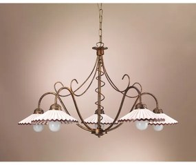 ONLI - Luster na reťazi ROSINA 5xE14/6W/230V