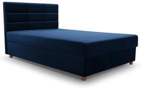 Jednolôžková posteľ 120 cm Picasso II (tmavomodrá) (s úl. priestorom a matracom) . Vlastná spoľahlivá doprava až k Vám domov. 1071509