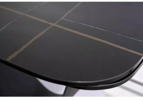 Rozkládací jídelní stůl Infinity 160/240 cm černý mat