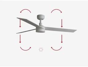 FARO 34297-1TW- LED Stmiev. ventilátor RUDDER L LED/20W/230V 2700/4000/6500K + DO