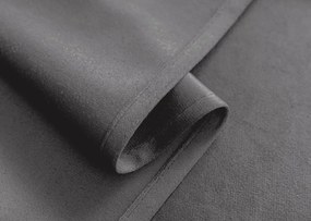 Svetlosivý zatemňovací záves VELVET 140x250 cm Zavesenie: Kovové krúžky