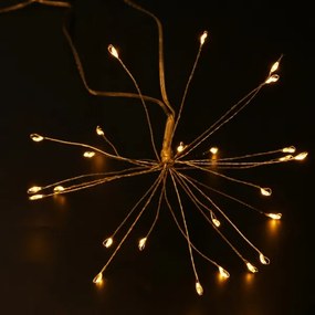 Brilagi - vonkajší vianočný LED reťaz 150xLED 5m IP44 teplá biela, efekt ohňostroja