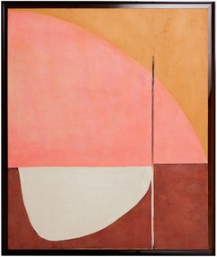 Ručne maľované plátno v ráme Roseate Hues