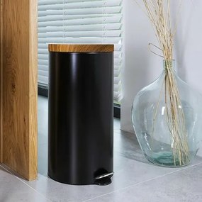Alda Pedálový odpadkový kôš Sherwood Freedom Fresh 30 l, čierna, 30 l