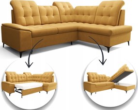 Rozkladací Rohový Gauč 268X210, Úložný Box, Funkcia Spania, Skladovacia Ponuka, Pohovka