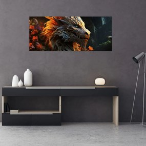 Obraz - Drak (120x50 cm)
