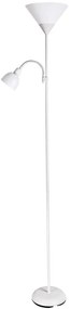 Brilagi - Stojacia lampa ARIANA 1xE27/100W/230V + 1xE14/25W biela