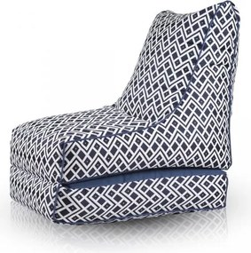 Sedací vak Fumiko Exclusive TiaHome - Modrá