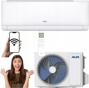 Nástenný klimatizátor Aux Q-Smart Eco 7,2 kW 70 m2 Wi-Fi Klimatizácia do domu