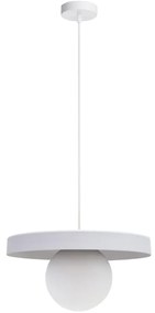 Luster na lanku LOME 1xE27/60W/230V biela
