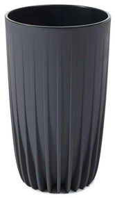 Kvetináč STRIPPED ECO III 25 cm antracitový