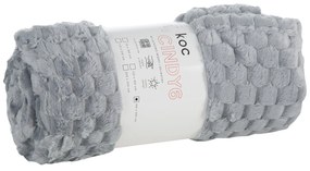 DEKA Z MIKROFLANELU CINDY6 170X210 CM STRIEBORNÁ