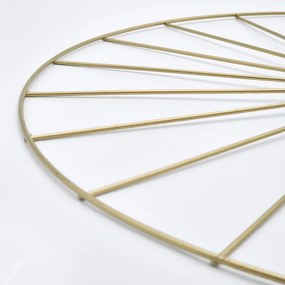 Luster na lanku MONTANA 1xE27/15W/230V pr. 45 cm zlatá/čierna