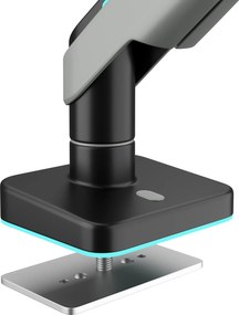 Držiak na 49" monitor, šedý/čierny LED RGB X-ARM