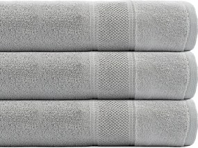Set uterák a osuška Mario svetlosivý 50x90 + 70x140 cm | Bavlna 550 gsm