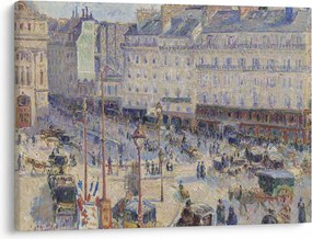 Obraz - Camille Pissarro, The Place du Havre, reprodukcia (70x50 cm)