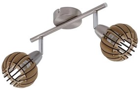 Briloner 2852-021 - Bodové svietidlo RETRO 2xE14/5,5W/230V