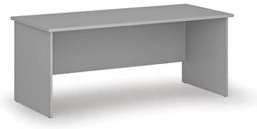 Kancelársky písací stôl PRIMO GRAY, 180x80 cm, sivá