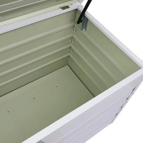 InternetovaZahrada Kovový úložný box 360 L - svetlo sivý